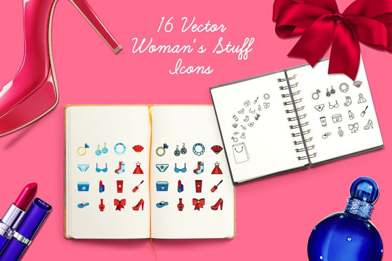 women-s-stuff-icons-and-patterns