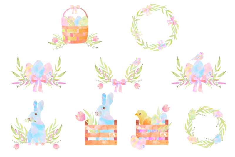 watercolor-easter-png-clipart-happy-easter-animal-sublimation