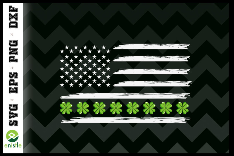 shamrock-usa-flag-st-patrick-day