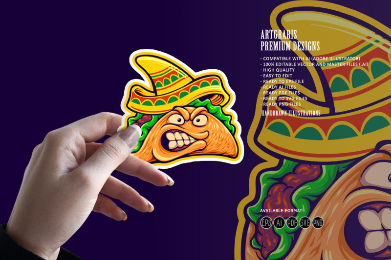 angry-mexican-tacos-illustrations-mascot