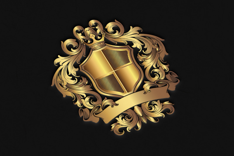 luxury-shield-crown-badge-with-classic-ribbon-logo