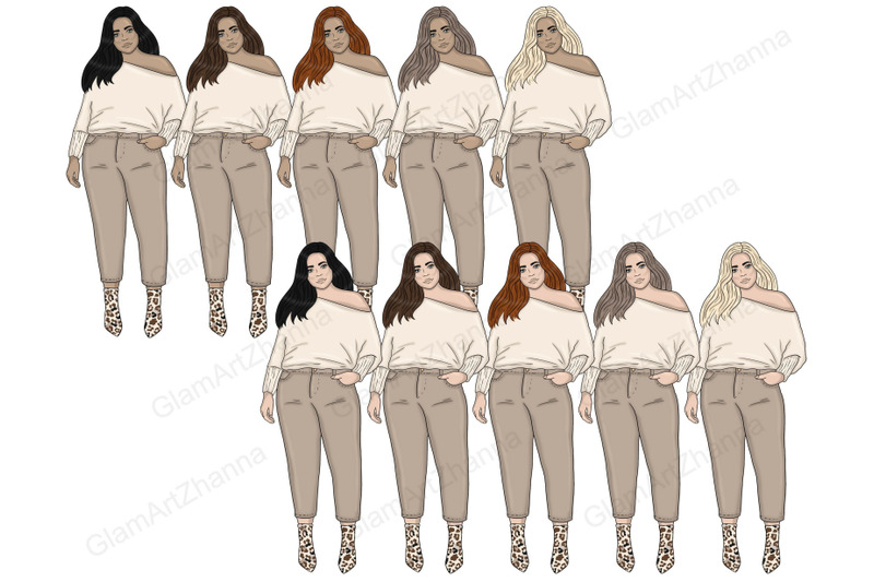 thanks-giving-girls-clipart