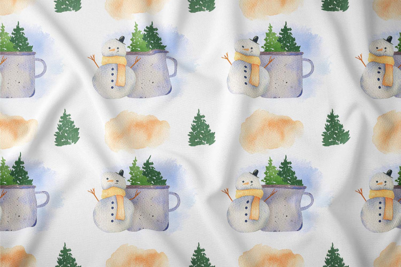 winter-set-of-watercolor-seamless-patterns