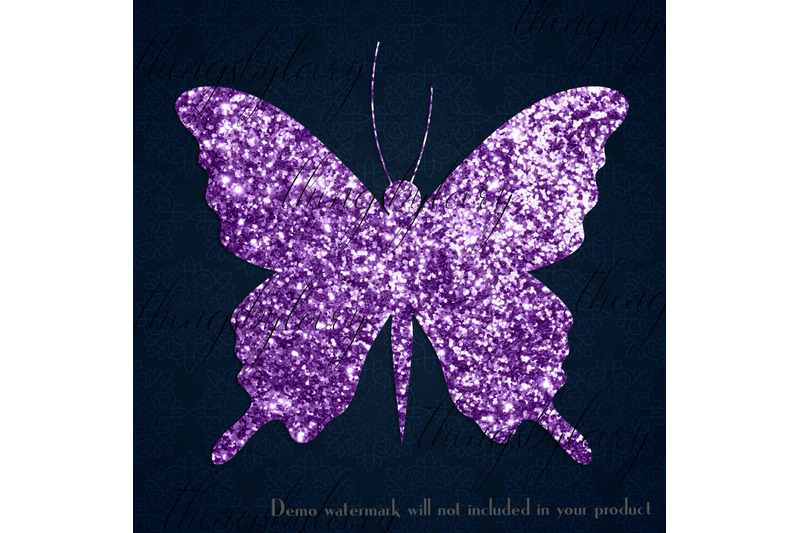 30-lavender-purple-foil-and-glitter-butterfly-png-isolated