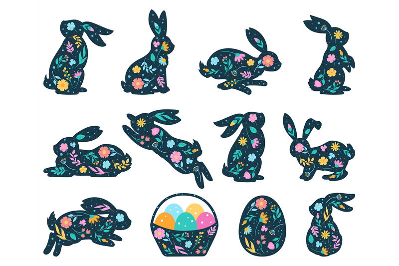 cartoon-easter-rabbit-silhouette-cute-spring-bunny-and-eggs-elements