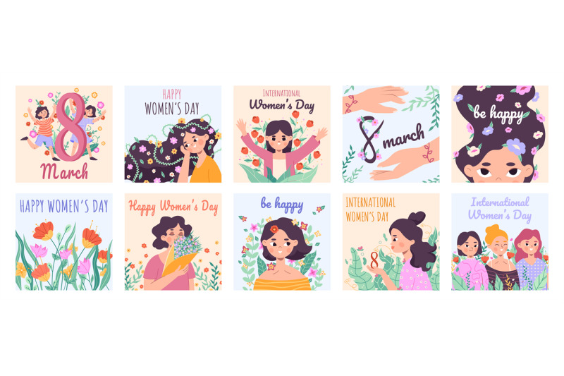 international-women-039-s-day-posters-celebrating-march-8-postcards-spri