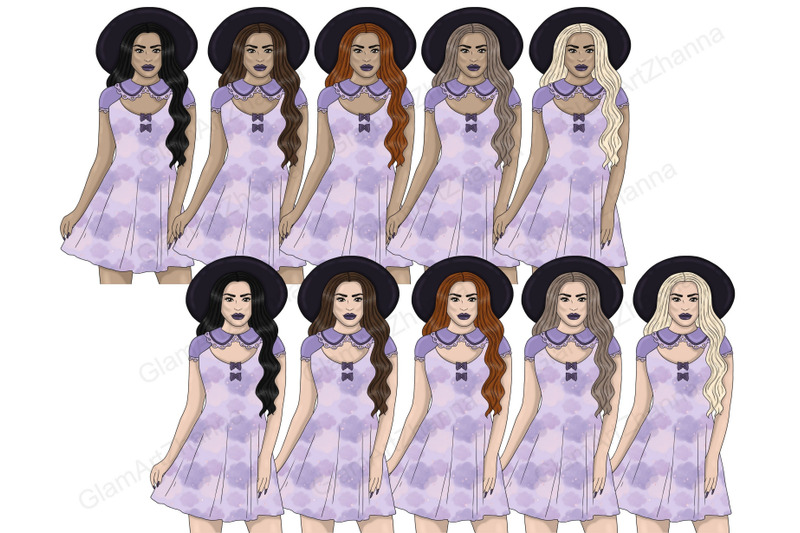 witch-purple-girls-clipart