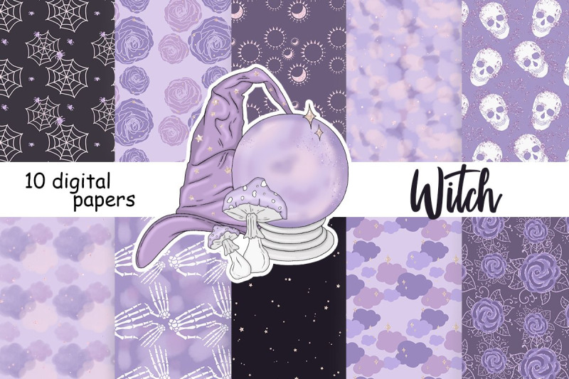 witch-purple-pattern