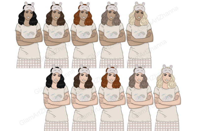 cozy-girls-clipart