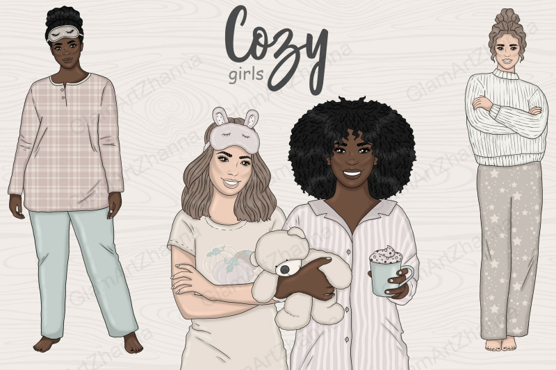 cozy-girls-clipart