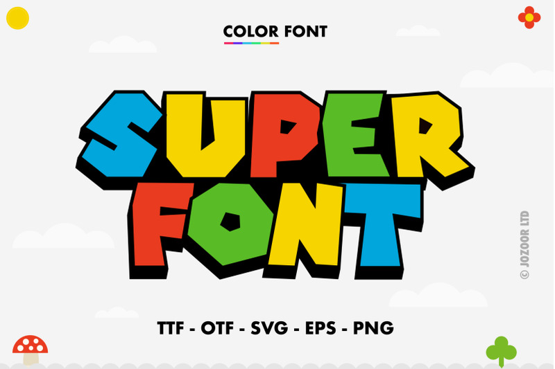 super-color-font