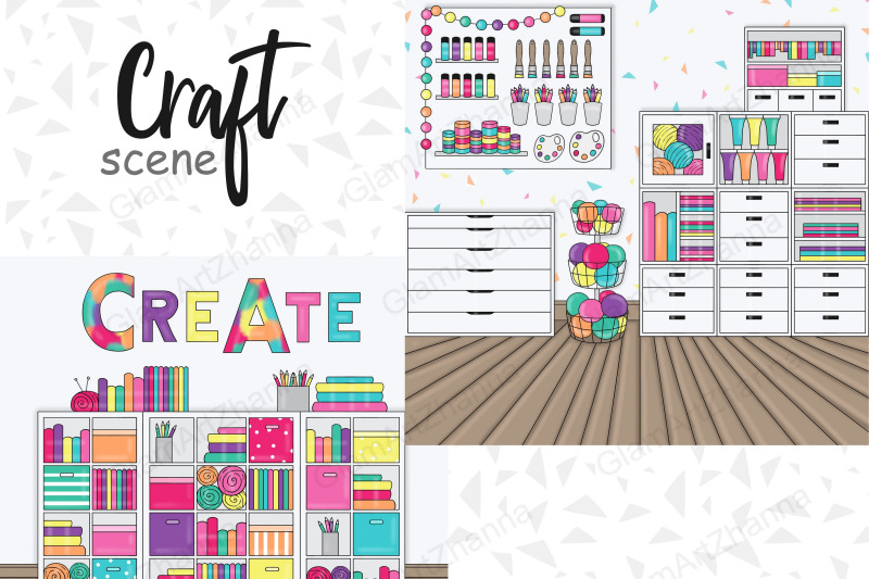 craft-scene-home-workplace-interior