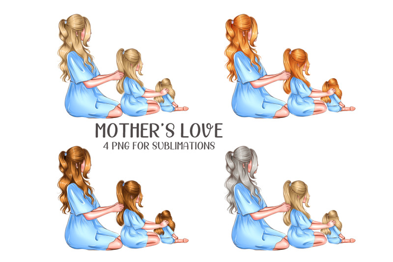 mother-039-s-love-clipart-4-png-files-for-sublimations