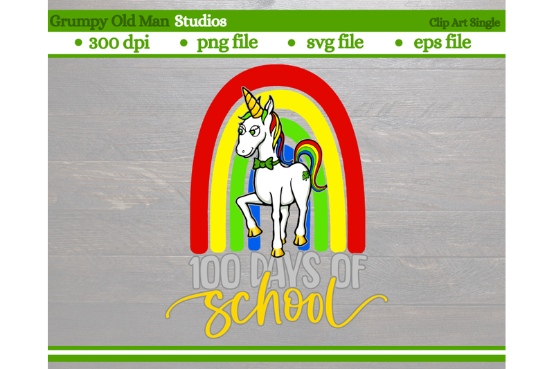 100-days-of-school-with-unicorn-and-rainbow