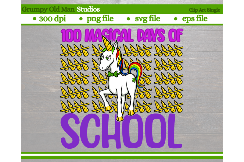 100-magical-days-of-school-unicorn-rainbow