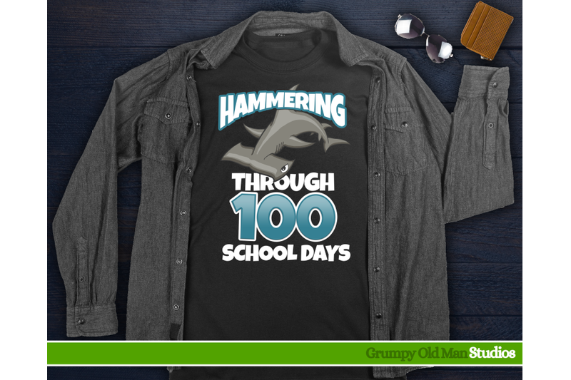 hammering-through-100-school-days-hammerhead-shark