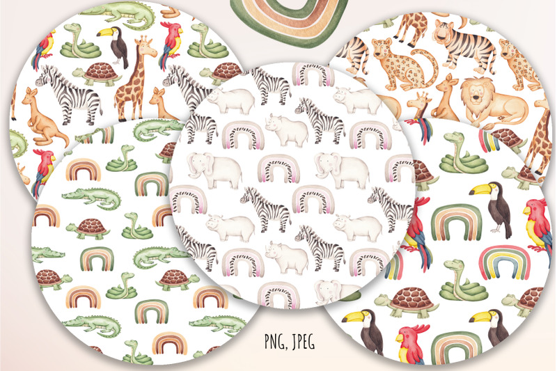 seamless-patterns-quot-safari-animals-quot