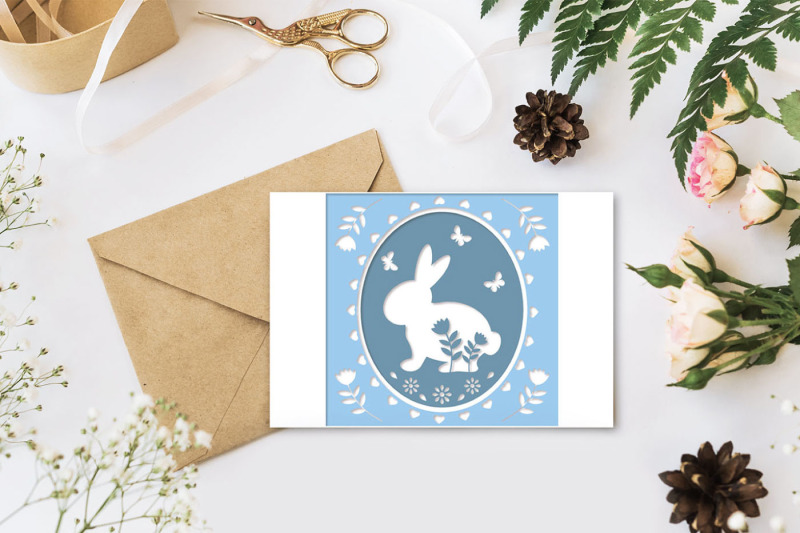 easter-bunny-holiday-card-template-cut-out-of-paper-svg