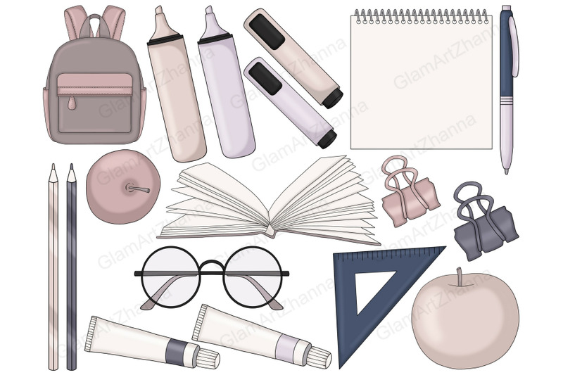 study-beige-clipart