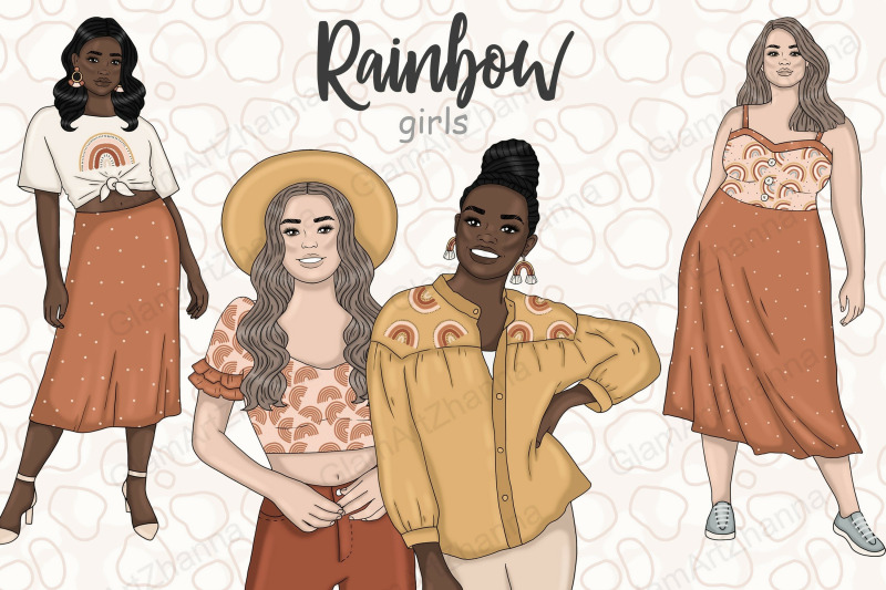 rainbow-girls-clipart