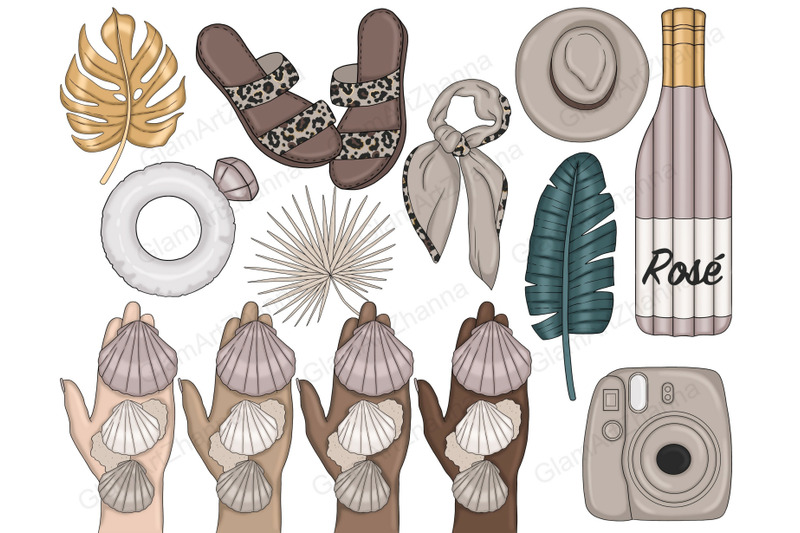 glam-summer-clipart