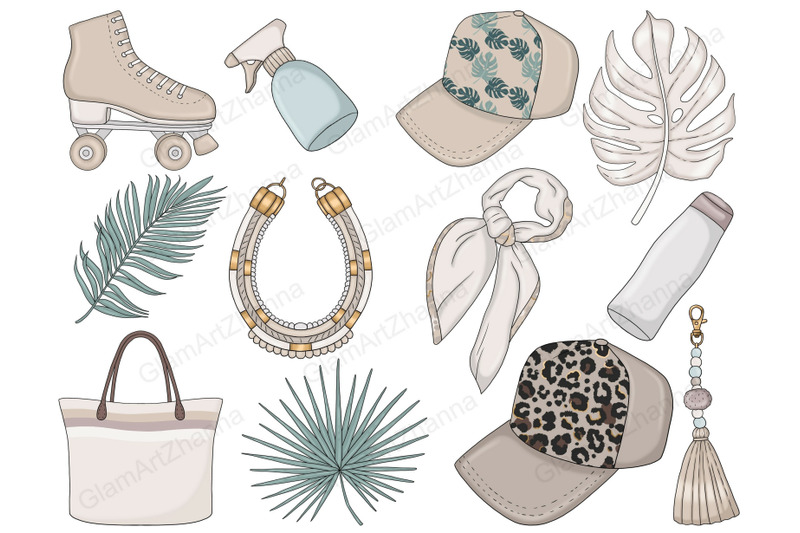 glam-summer-clipart