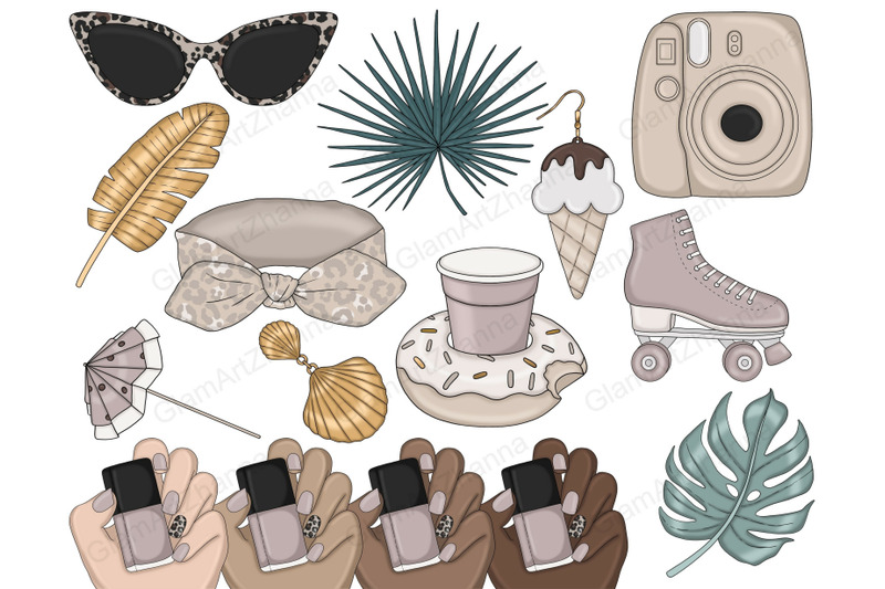 glam-summer-clipart