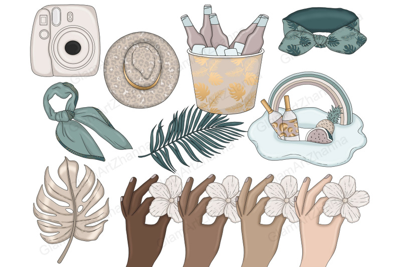 glam-summer-clipart