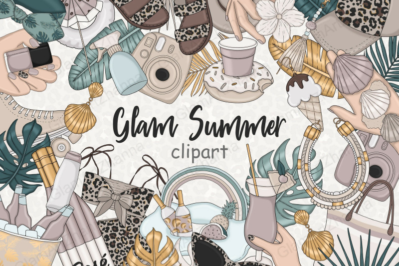 glam-summer-clipart