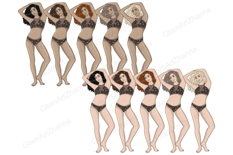 glam-summer-girls-clipart