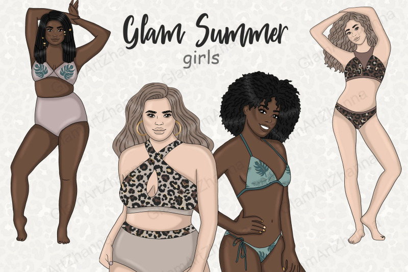 glam-summer-girls-clipart