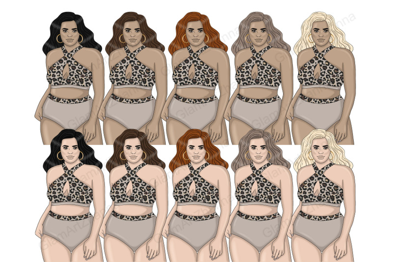 glam-summer-girls-clipart