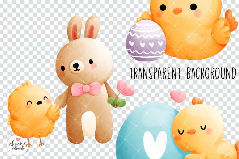 baby-chicken-clipart-easter-chicken-clipart-rabbit-clipart-easter-c