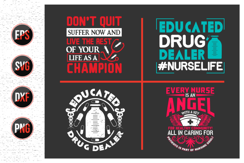 nurses-lettering-svg-design-bundle