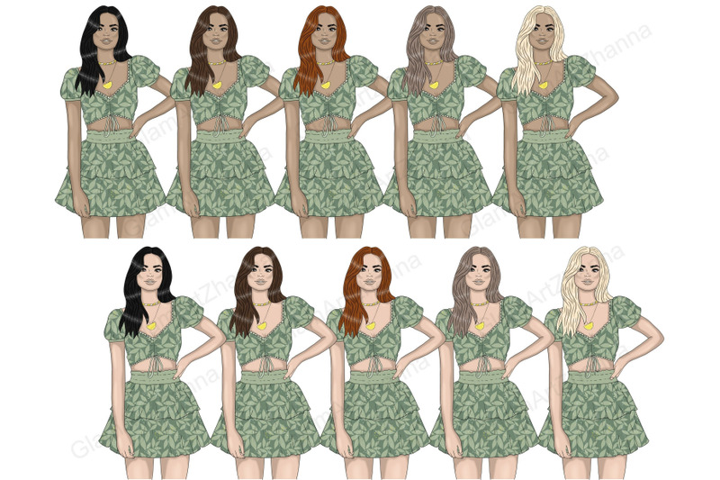 lemon-girls-clipart