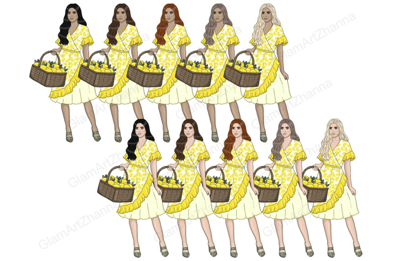 lemon-girls-clipart