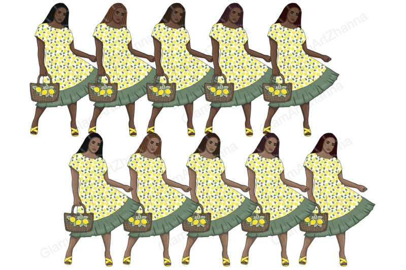 lemon-girls-clipart