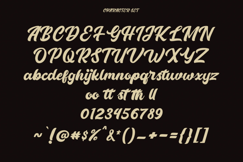 ginghart-retro-script-font