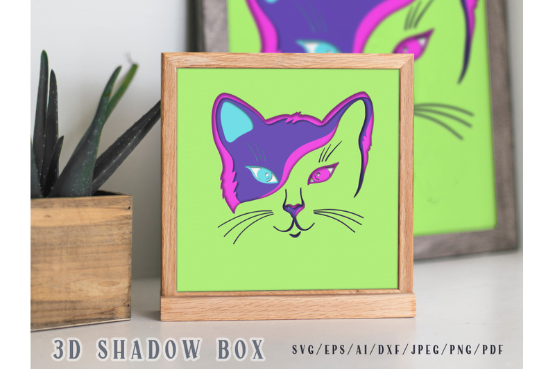 cat-3d-shadow-box-layered-papercut-cutting-files-svg