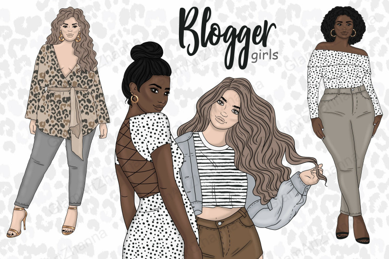 blogger-girls-clipart