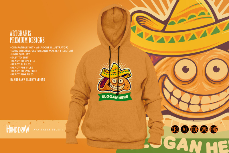 funny-mexican-tacos-logo-mascot