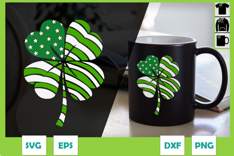 clover-shamrock-usa-flag-st-patrick-day