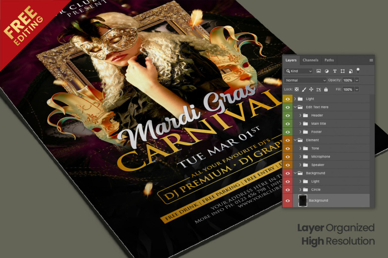 black-gold-style-mardi-gras-carnival-flyer-template