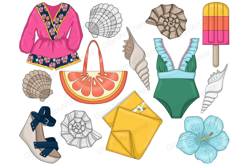 summer-clip-art-bundle-bright-planner-graphics