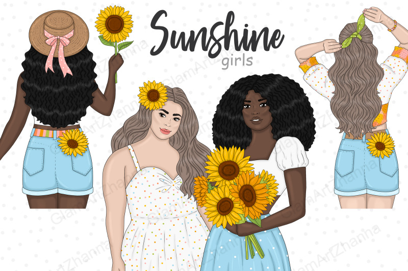 sunshine-girls-clipart