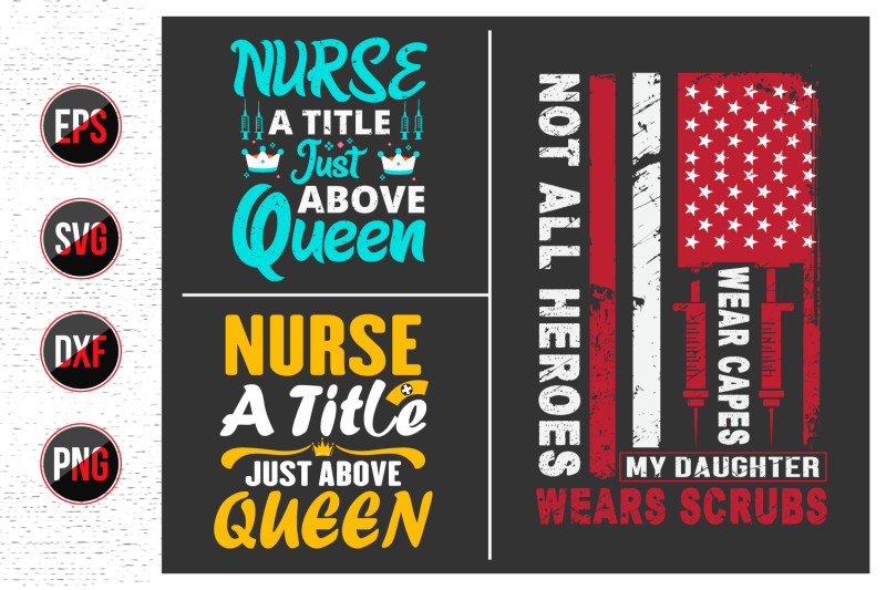 nurses-lettering-svg-design-bundle