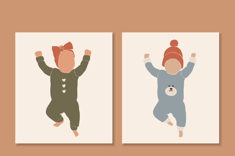 boho-baby-clipart-20-abstract-baby-silhouette-nursery-clip-art