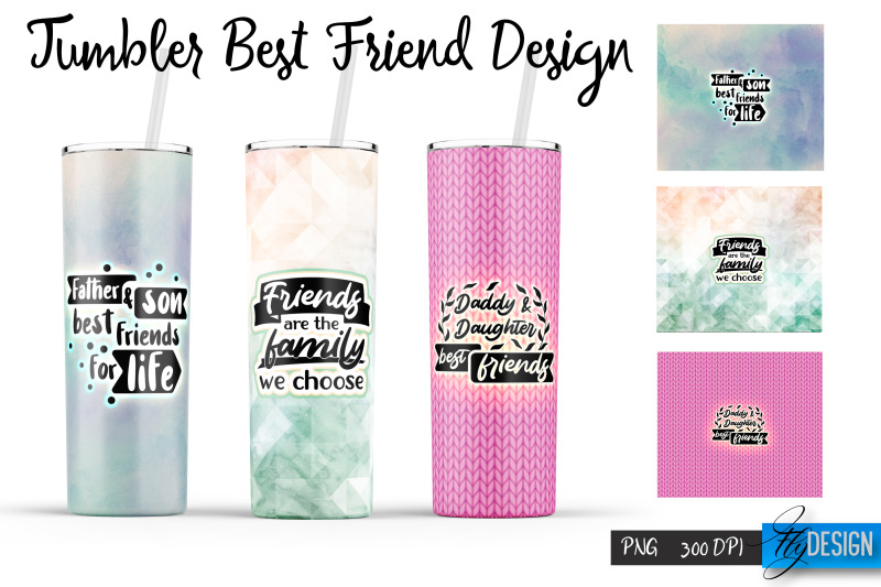 Best Friends Tumbler Wrap Tumbler 1 By Fly Design Thehungryjpeg