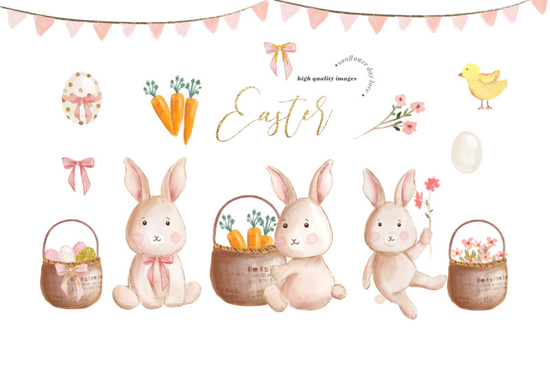 cute-easter-bunny-pink-balloons-clipart-bunnies-easter