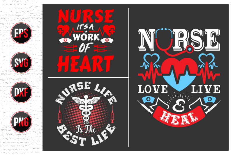 nurses-lettering-svg-design-bundle